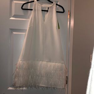 Sam EdelmanWhite Feather Dress